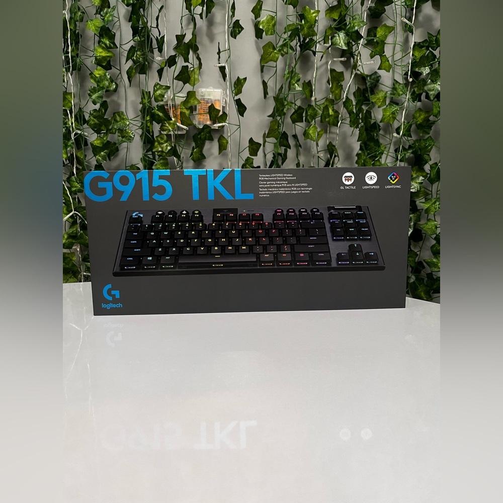 Logitech - G915 LIGHTSPEED TKL Wireless Mechanical GL Tactile Switch